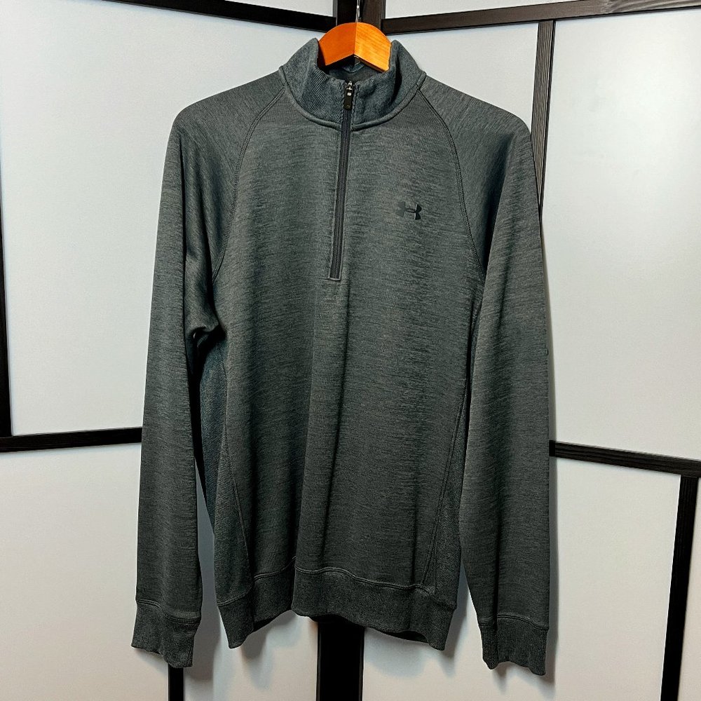 Under Armour Men's Heathered UA Storm-ColdGear ¼ zip